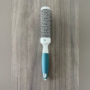Like New! Professional Ceramic Hair Brush with Blue Handle